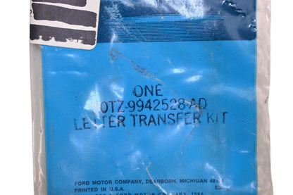 New OEM Ford E0TZ-9942528-AD Pickup Letter Transfer Kit NOS