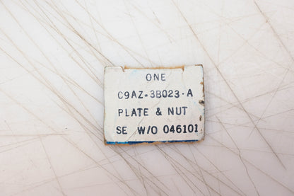 New OEM Ford C9AZ-3B023-A Plate & Nut Assembly NOS