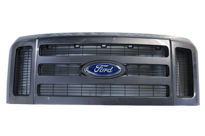 New OEM Ford 7C34-8200-BJW, 7C3Z-8200-AA Grey Super Duty Radiator Grille Assembly NOS