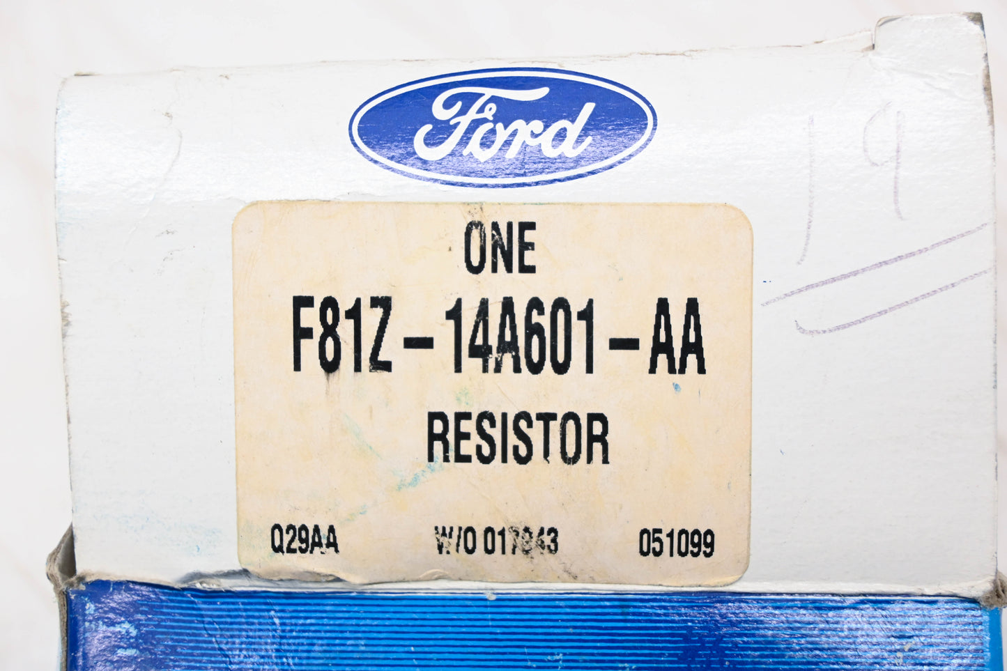 New OEM Ford F81Z-14A601-AA Resistor Assembly NOS