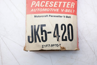New OEM Motorcraft JK5-420, E1FZ-8620-T Serpentine Drive Belt NOS