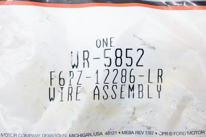 New OEM Motorcraft WR-5852, F6PZ-12286-LR Wire Assembly NOS