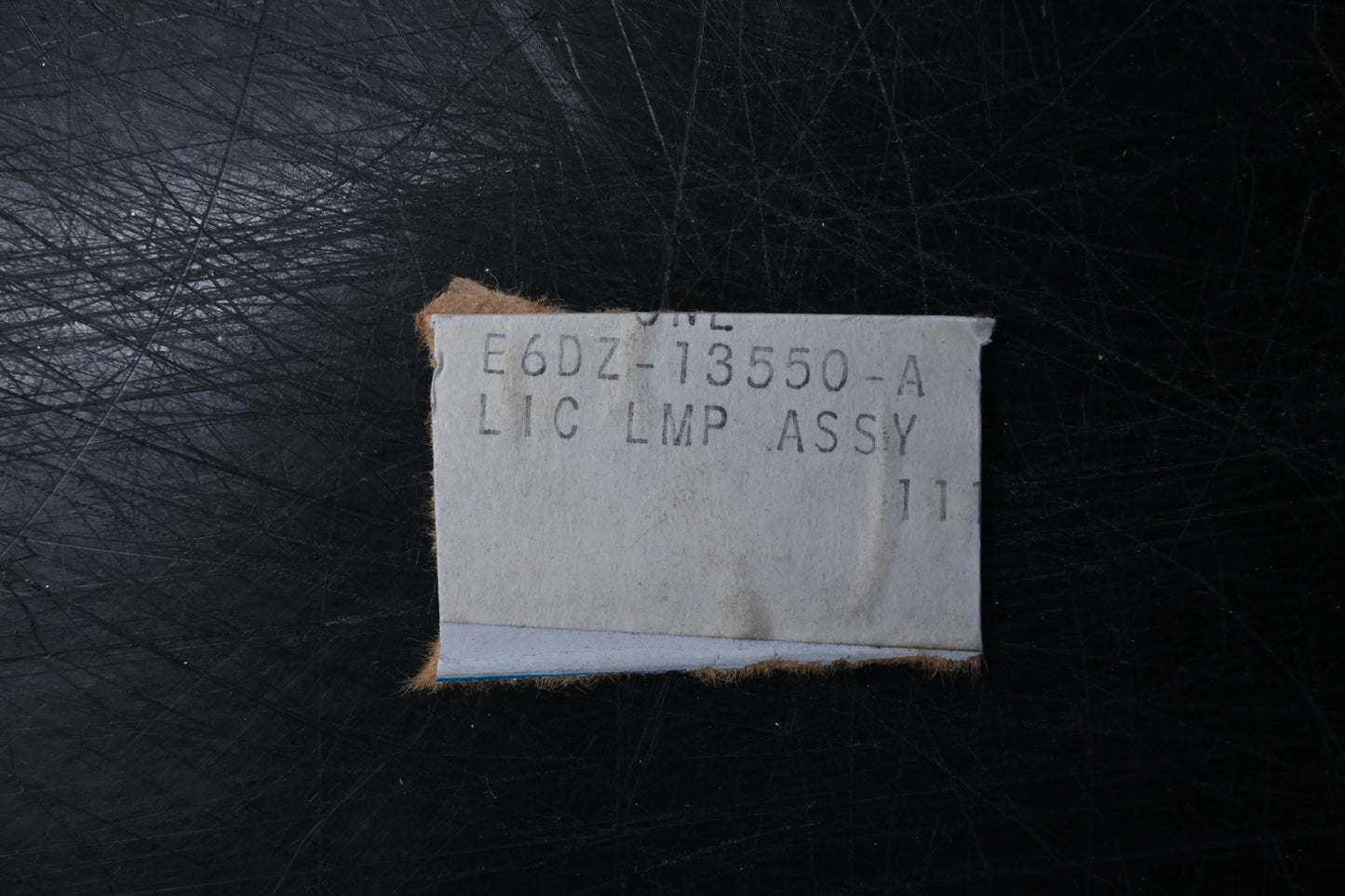 New OEM Ford E6DZ-13550-A License Plate Lamp Lens NOS