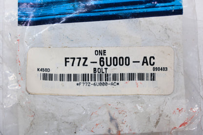New OEM Ford F77Z-6U000-AC Special Bolt NOS