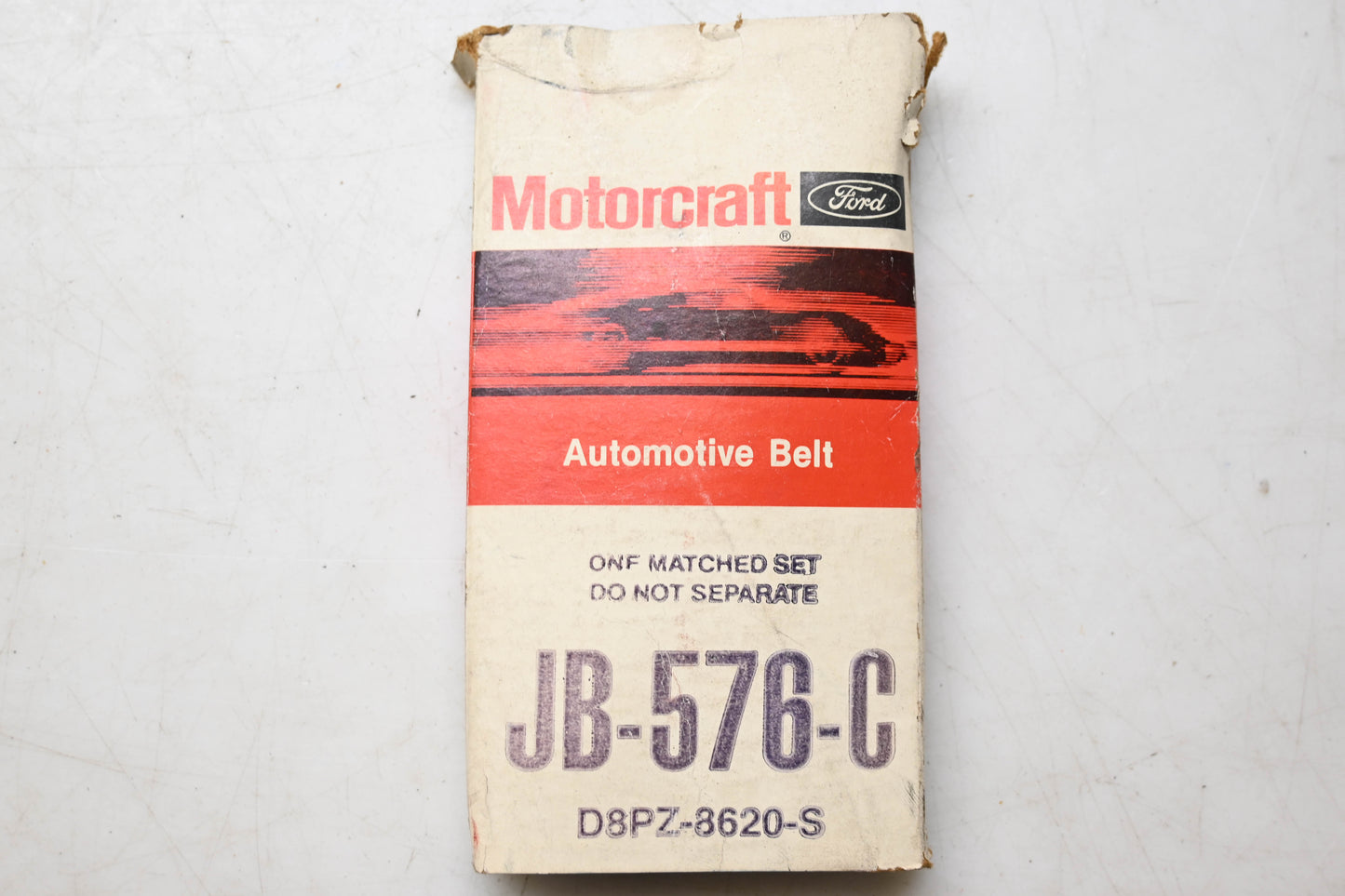 New OEM Motorcraft JB-576-C, D8PZ-8620-S Belt NOS