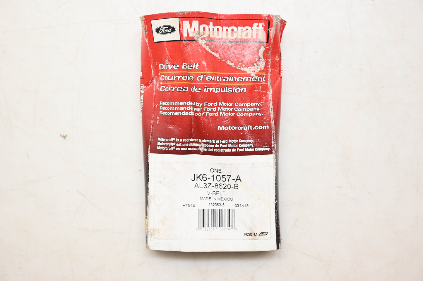 New OEM Motorcraft JK6-1057-A, AL3Z-8620-B Belt NOS