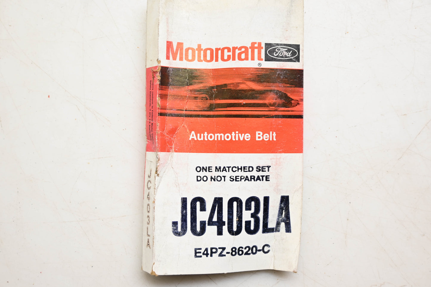 New OEM Motorcraft JC403LA, E4PZ-8620-C Belt NOS