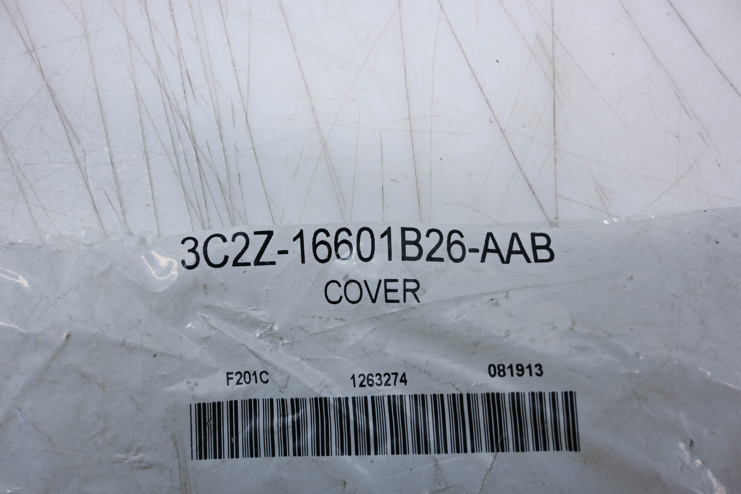 New OEM Ford 3C2Z-16601B26-AAB Seat Belt Opening Cover NOS