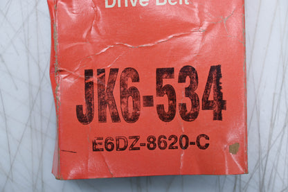 New OEM Motorcraft JK6-534, E6DZ-8620-C Serpentine Belt NOS