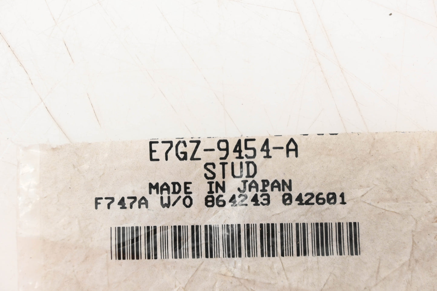 New OEM Ford E7GZ-9454-A Stud NOS