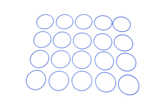 New OEM Ford 4C4Z-4N046-AA, 1205G761 Blue O-Rings Qty 20 NOS