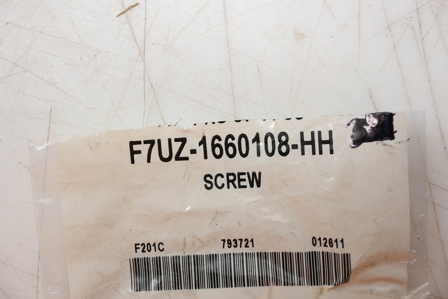New OEM Ford F7UZ-1660108-HH Screw NOS