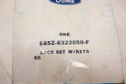 New OEM Ford E6SZ-6322050-F Door Lock Cylinder Kit NOS