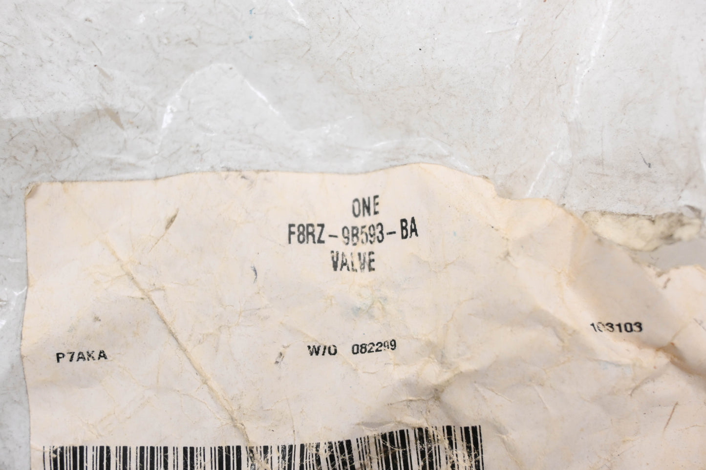 New OEM Ford F8RZ-9B593-BA Fuel Vapor Valve Assembly NOS