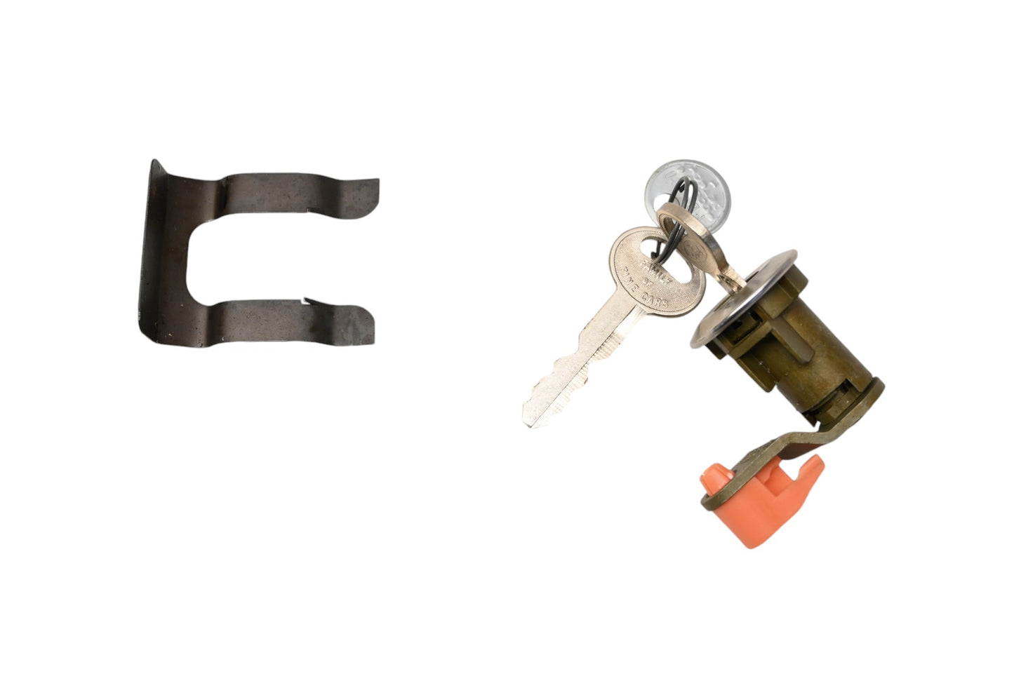 New OEM Ford E1FZ-6121985-A Front Door Lock Cylinder & Key Assembly NOS