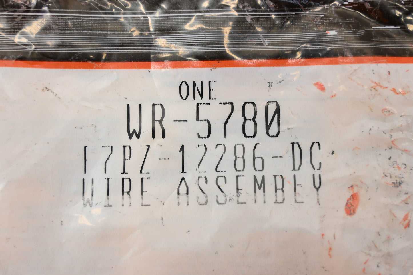 New OEM Motorcraft WR-5780, F7PZ-12286-DC Ignition Wire Assembly NOS