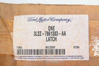 New OEM Ford 3L2Z-7861383-AA Rear Seat Latch/ Hitch Assembly NOS
