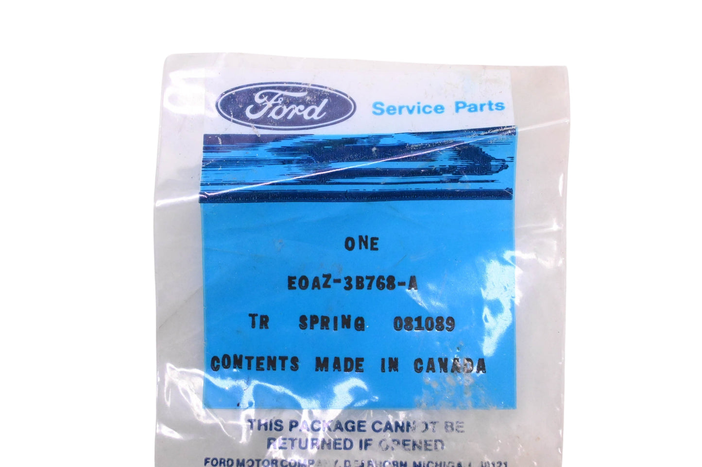 New OEM Ford E0AZ-3B768-A Tilt Steering Column Lock Spring NOS
