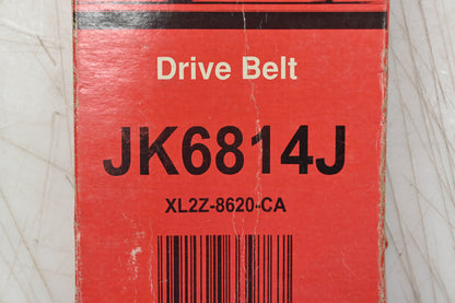 New OEM Motorcraft JK6814J, XL2Z-8620-CA Serpentine Belt NOS