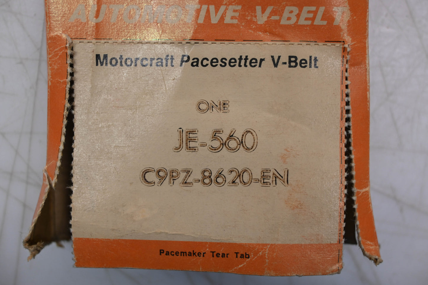 New OEM Motorcraft JE-560, C9PZ-8620-EN Accessory Drive Belt NOS