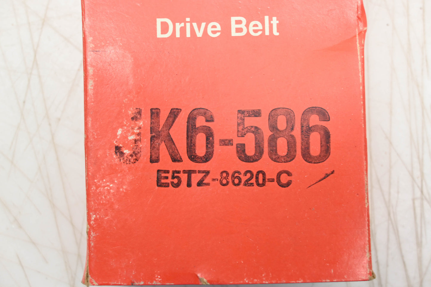 New OEM Motorcraft JK6-586, E5TZ-8620-C Serpentine Belt NOS