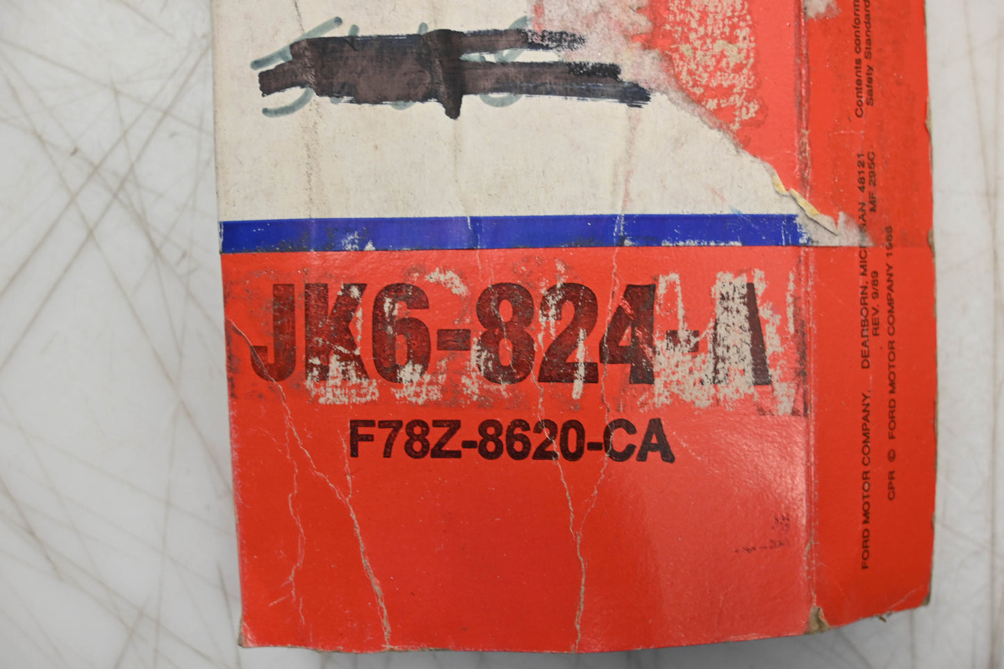 New OEM Motorcraft JK6-824-A, F78Z-8620-CA Serpentine Belt NOS