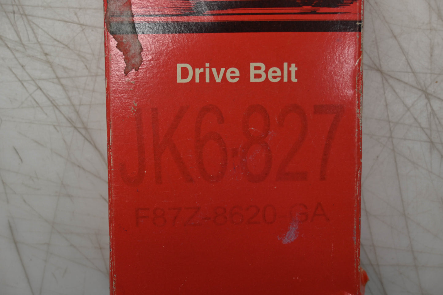 New OEM Motorcraft JK6-827, F87Z-8620-GA Accessory Drive Belt NOS