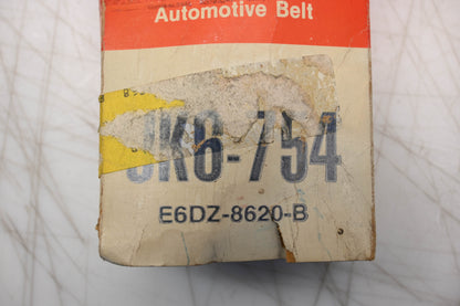 New OEM Motorcraft JK6-754, E6DZ-8620-B Serpentine Belt NOS