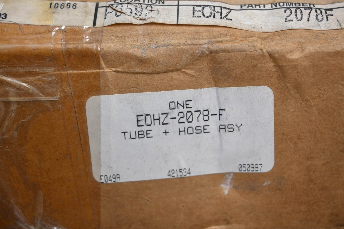 New OEM Ford E0HZ-2078-F Left Hydraulic Brake Hose Assembly NOS