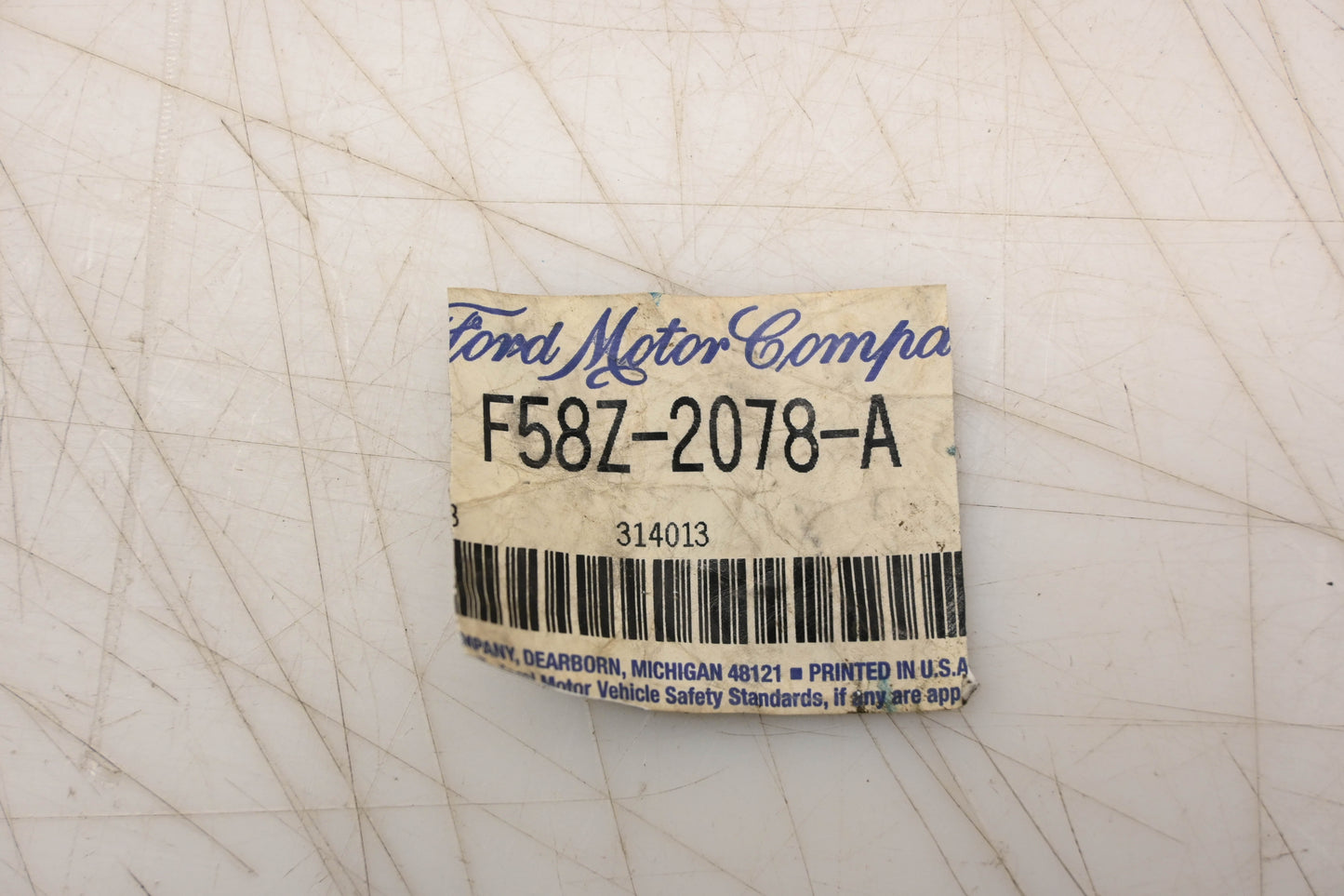 New OEM Ford F58Z-2078-A Brake Hose Line Assembly NOS
