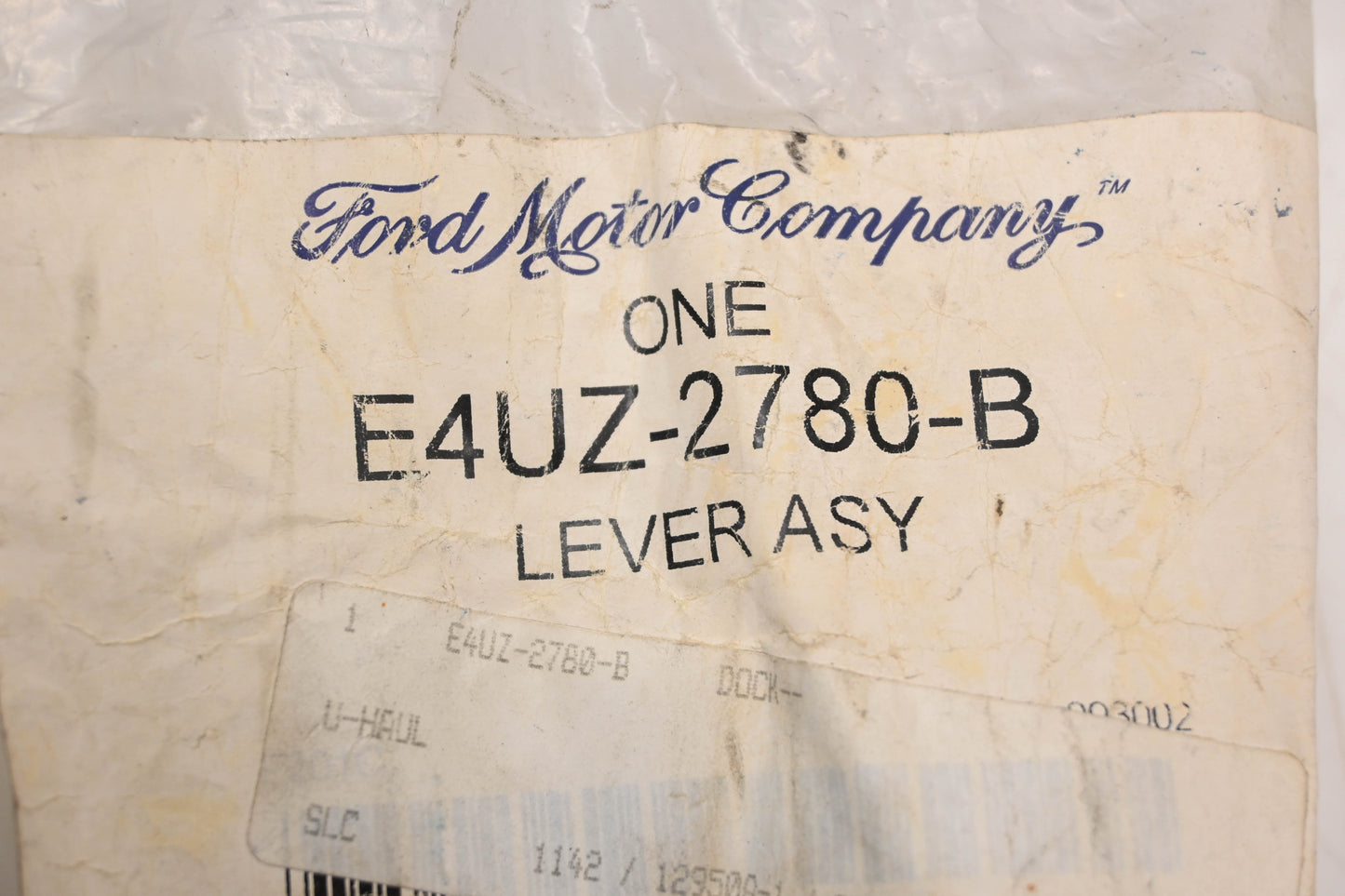 New OEM Ford E4UZ-2780-B Parking Brake Lever Assembly NOS