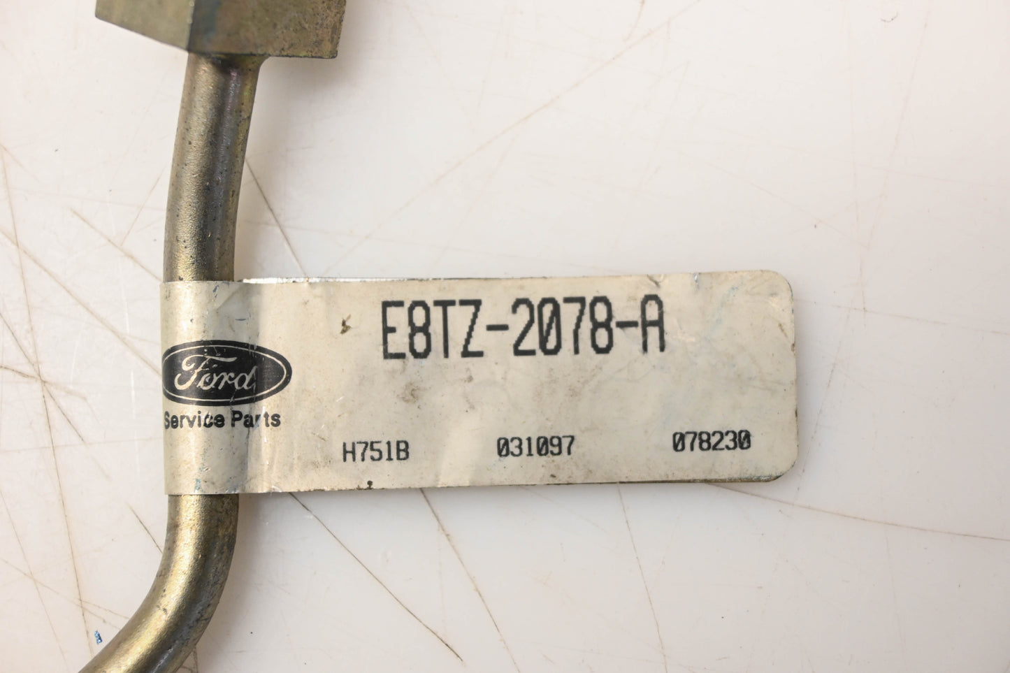 New OEM Ford E8TZ-2078-A Front Left Hydraulic Brake Hose Assembly NOS