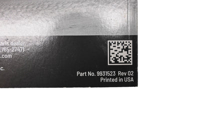 New OEM Polaris 9931523 2021 RZR XP Turbo Owner's Manual NOS