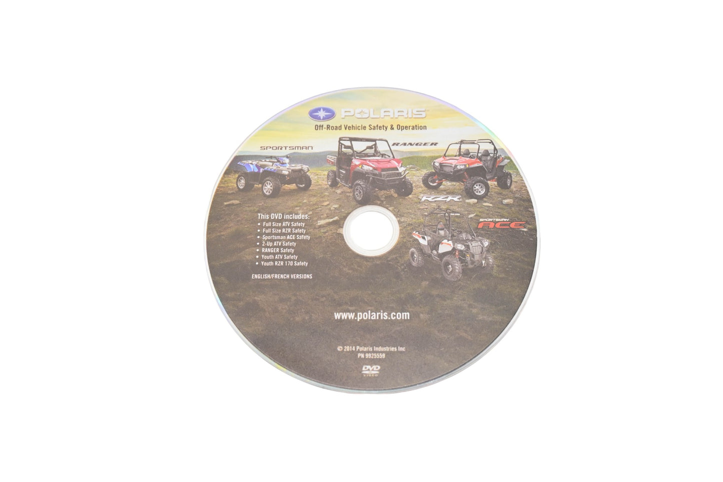 New OEM Polaris 9925559 Off-Road Vehicle Safety CD NOS