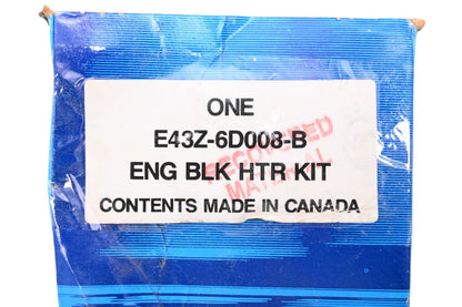 New OEM Ford E43Z-6D008-B Engine Block Heater Kit NOS
