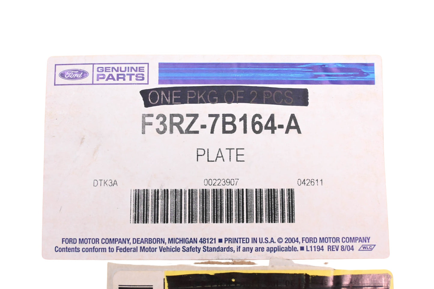 New OEM Ford F3RZ-7B164-A Automatic Transmission Reverse Clutch Friction Plate NOS