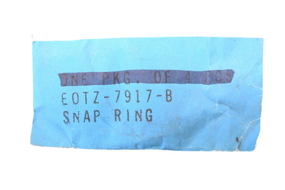 New OEM Ford E0TZ-7917-B Snap Ring NOS