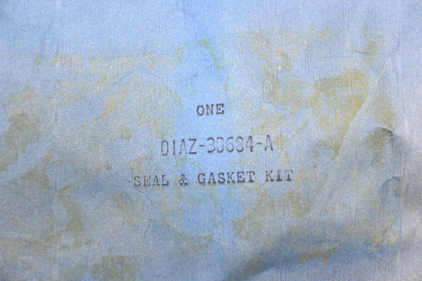 New OEM Ford D1AZ-3D684-A Reservoir Seal & Gasket Kit NOS