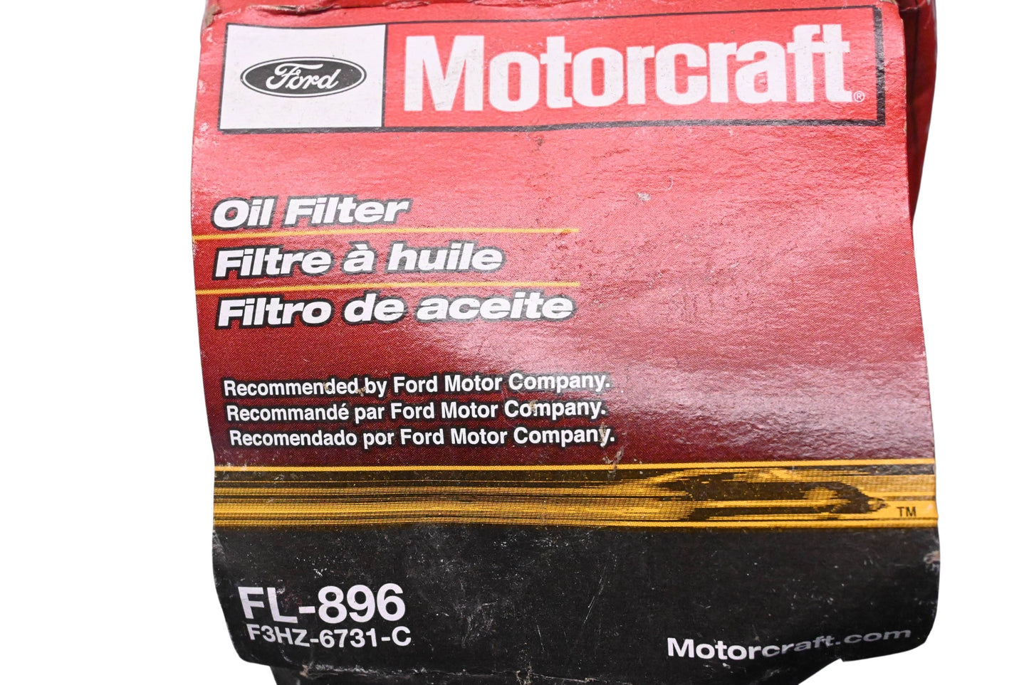 New OEM Motorcraft FL-896, F3HZ-6731-C Oil Filter Assembly NOS