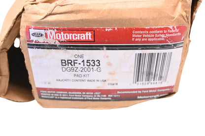 New OEM Motorcraft BRF-1533, DG9Z-2001-G Front Brake Pad Kit NOS