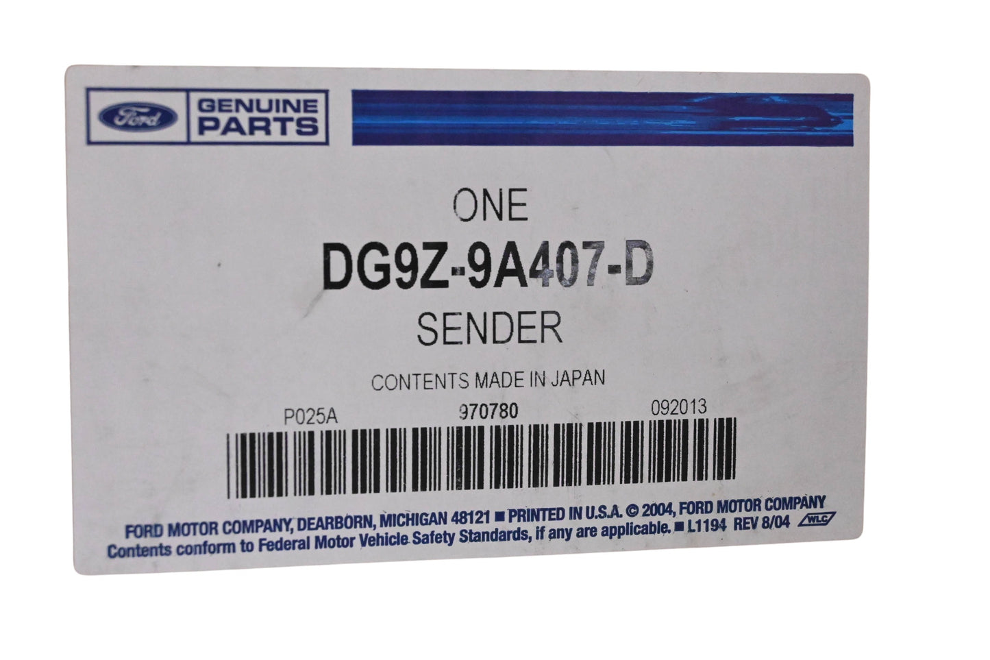 New OEM Ford DG9Z-9A407-D Fuel Pump Sender Module Assembly NOS