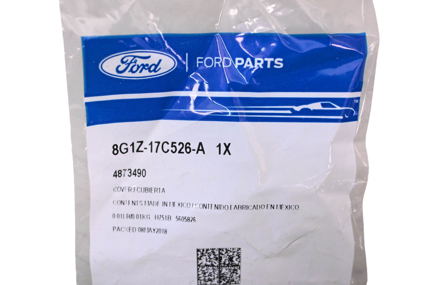 New OEM Ford 8G1Z-17C526-A, 4873490 Front Windshield Wiper Arm Nut Cover NOS