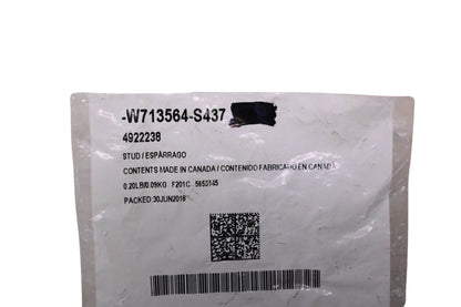 New OEM Ford W713564-S437, 4922238 Engine Cover Stud NOS