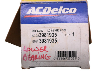 ACDelco 3981935 Lower Steering Column Bearing Kit NOS