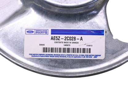 New OEM Ford AE5Z-2C028-A Brake Disc Splash Shield NOS