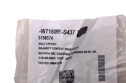 New OEM Ford W716090-S437, 5158574 Heat Shield Bolt & Washer Assembly NOS