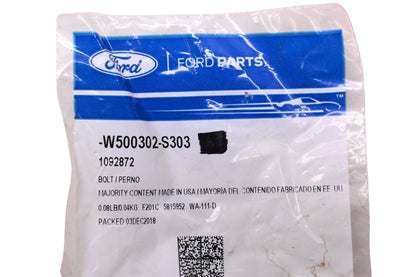 New OEM Ford W500302-S303, 1092872 Bolts Qty 2 NOS