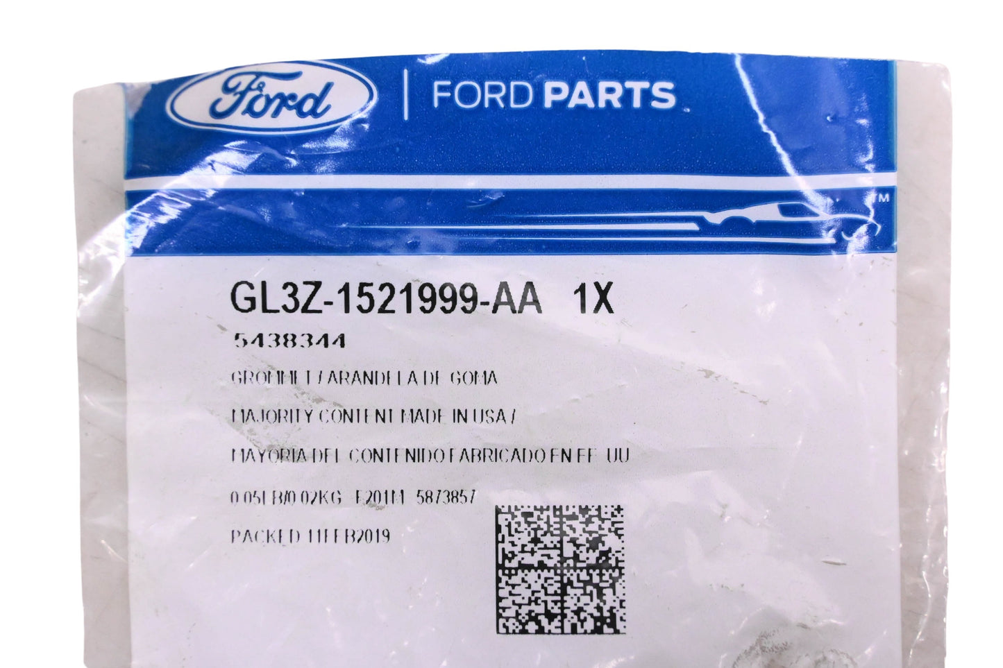 New OEM Ford GL3Z-1521999-AA, 5438344 Front Manual Window Grommet NOS