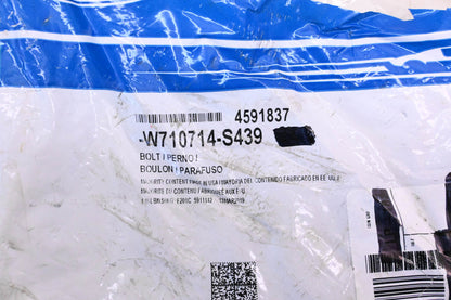 New OEM Ford W710714-S439, 4591837 Front Insulator Bolt & Washer Assembly NOS