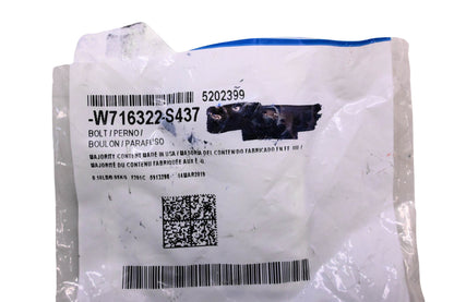 New OEM Ford W716322-S437, 5202399 Vacuum Pump Bolt NOS